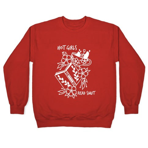 Hot Girls Read Smut Crewneck Sweatshirt