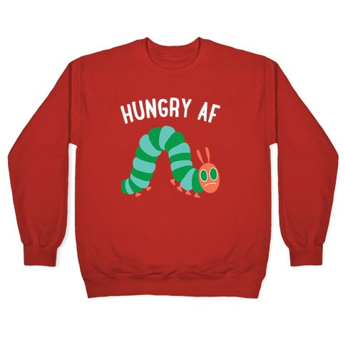 Hungry AF Caterpillar Crewneck Sweatshirt