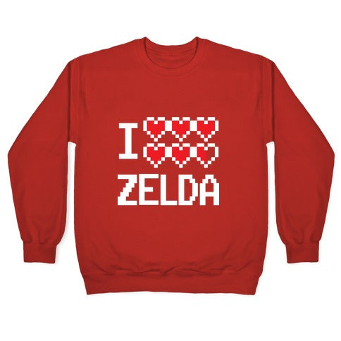 I Heart Zelda Crewneck Sweatshirt