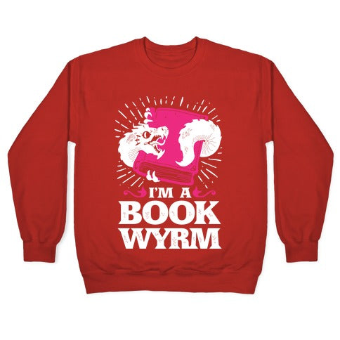 I'm a Book Wyrm Crewneck Sweatshirt
