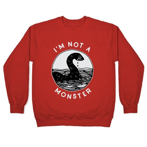 I'm Not a Monster (Nessy) Crewneck Sweatshirt