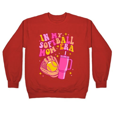 In My Softball Mom Era Crewneck Sweatshirt