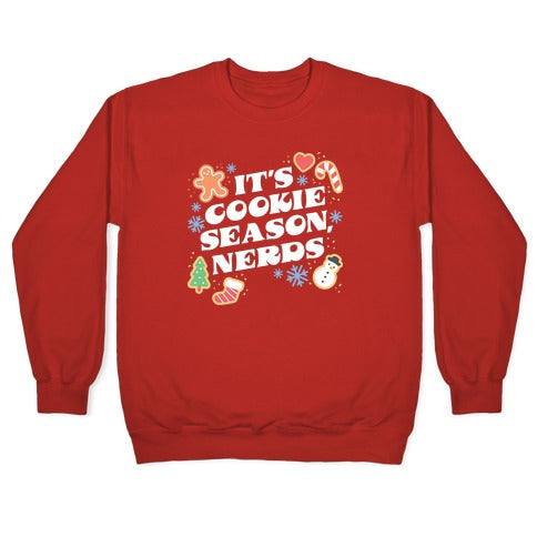 It's Cookie Season, Nerds Christmas Crewneck Sweatshirt