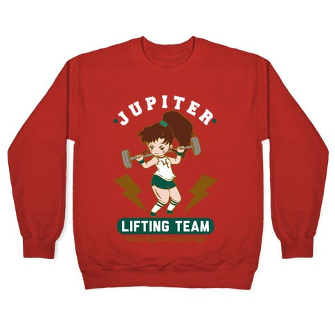 Jupiter Lifting Team Workout Parody Crewneck Sweatshirt