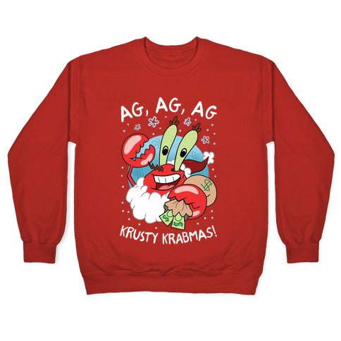 Krusty Krabmas! Crewneck Sweatshirt
