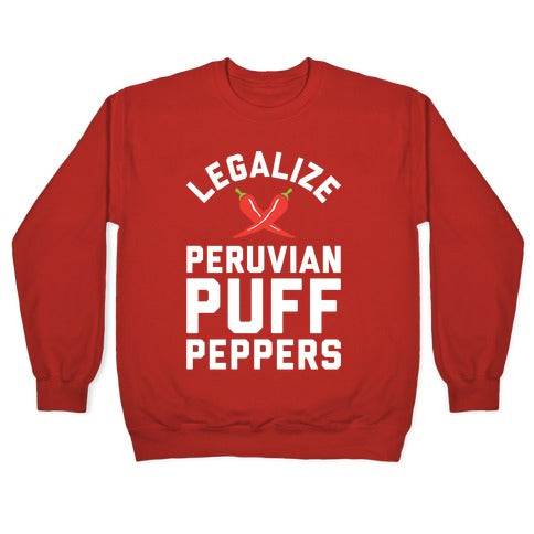 Legalize Peruvian Puff Peppers Crewneck Sweatshirt
