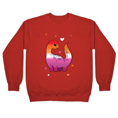 Lesbian-Dino Crewneck Sweatshirt