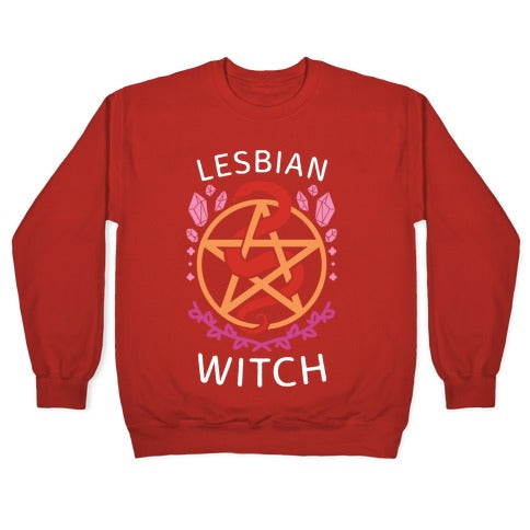 Lesbian Witch Crewneck Sweatshirt