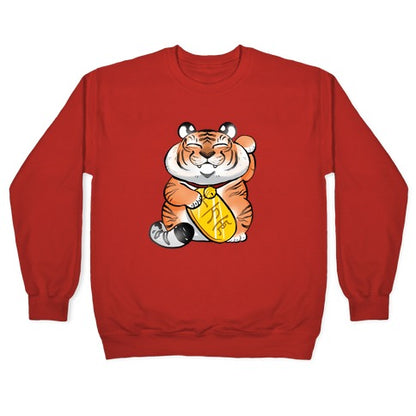 Lucky Tiger Crewneck Sweatshirt