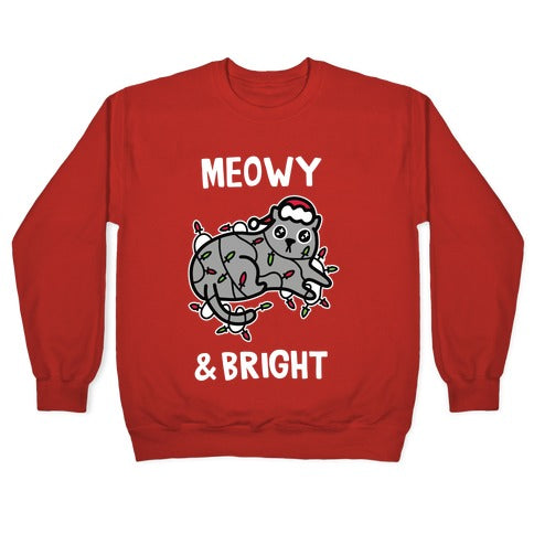 Meowy & Bright Crewneck Sweatshirt