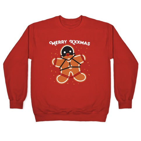 Merry XXXmas Gingerbread Crewneck Sweatshirt