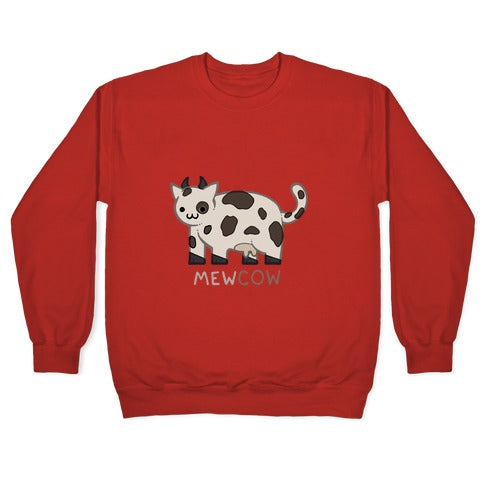 Mew Cow Crewneck Sweatshirt