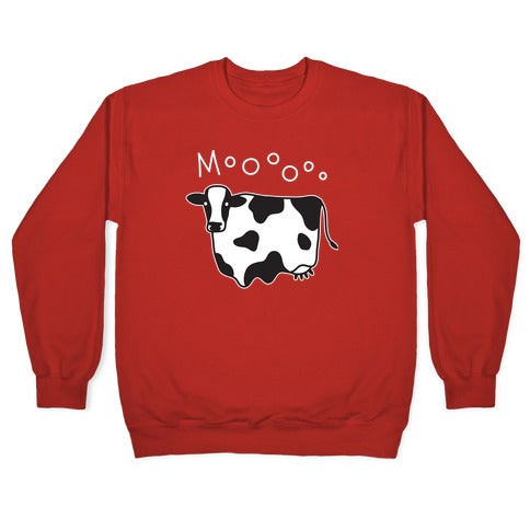 Moo Ghost Cow Crewneck Sweatshirt