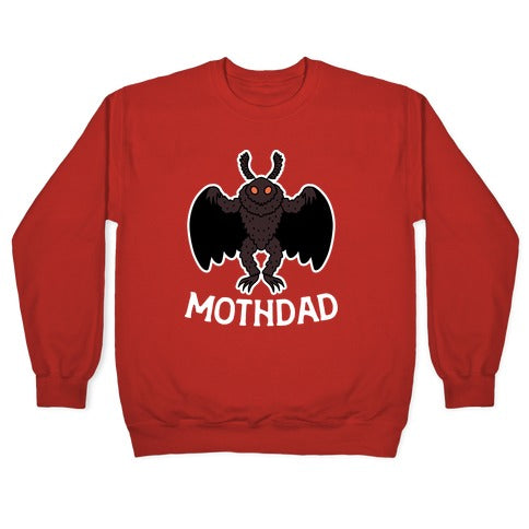 Mothdad Mothman Dad Crewneck Sweatshirt