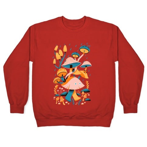 Mushroom Forest Spirits Crewneck Sweatshirt