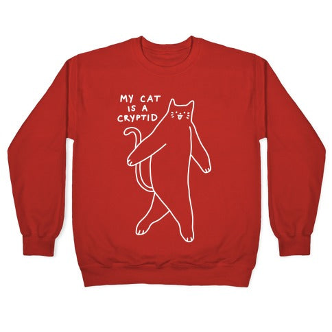 My Cat Is A Cryptid Crewneck Sweatshirt