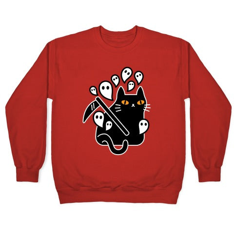 Nine Lives Reaper Cat Crewneck Sweatshirt