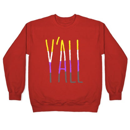 Non-Binary Y'all Crewneck Sweatshirt