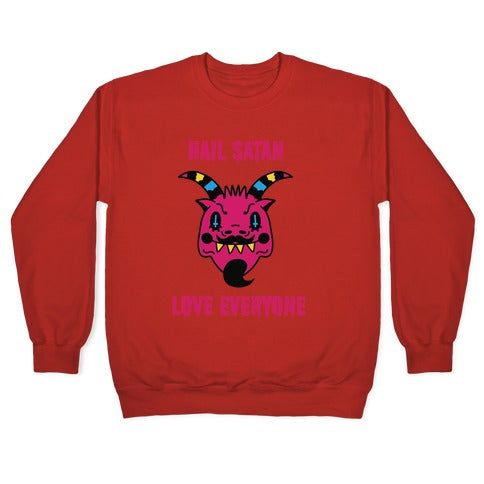 Pansexual Satan Crewneck Sweatshirt