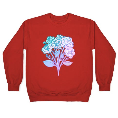 Pastel Vulva Bouquet Crewneck Sweatshirt