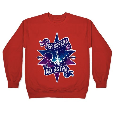 Per Aspera Ad Astra Crewneck Sweatshirt