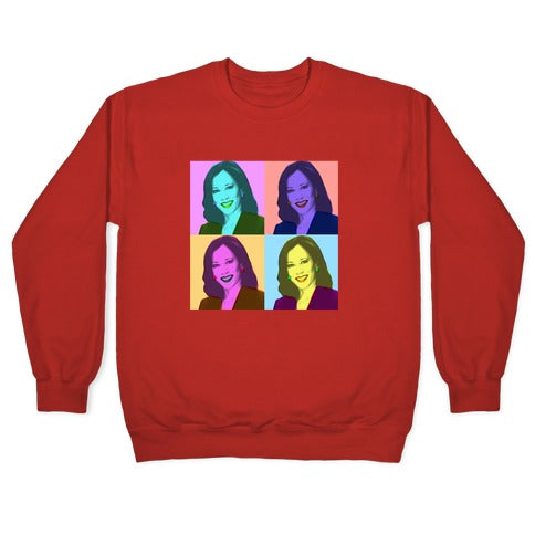 Pop Art Kamala Crewneck Sweatshirt