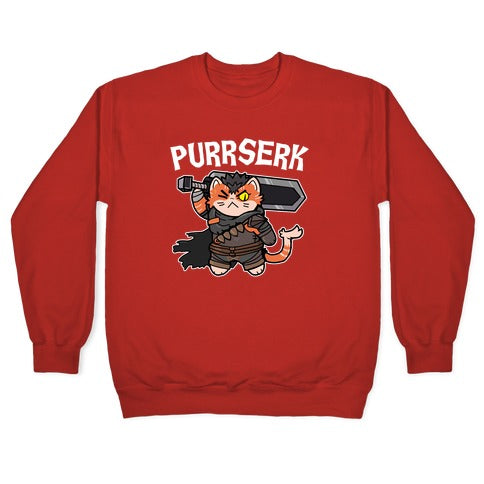 Purrserk Crewneck Sweatshirt