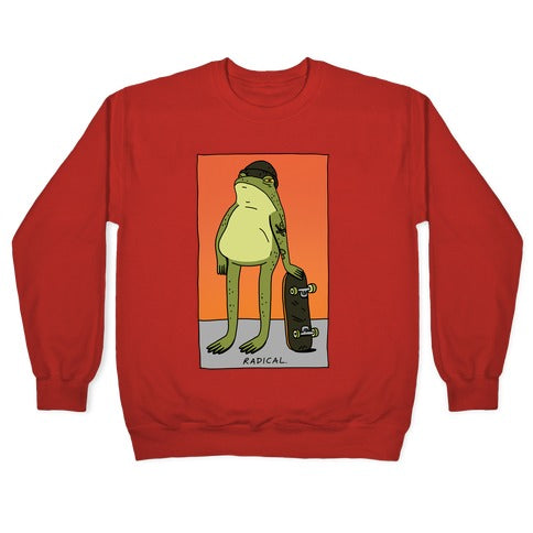 Radical Frog Skater Crewneck Sweatshirt