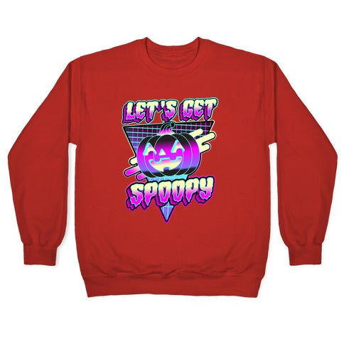 Retrowave Let's Get Spoopy Crewneck Sweatshirt