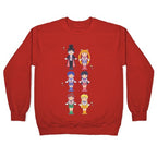 Sailor Moon Inner Senshi Pocket Parody Crewneck Sweatshirt