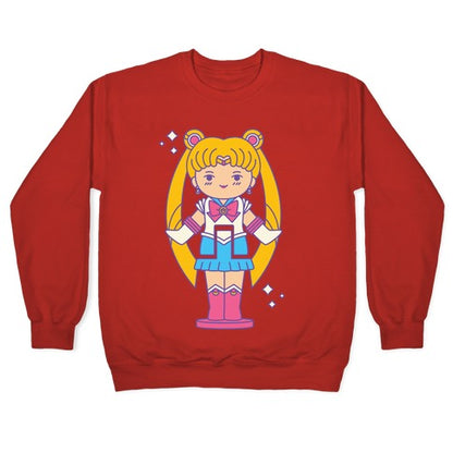 Sailor Moon Pocket Parody Crewneck Sweatshirt
