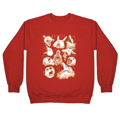 Screaming Animals Crewneck Sweatshirt