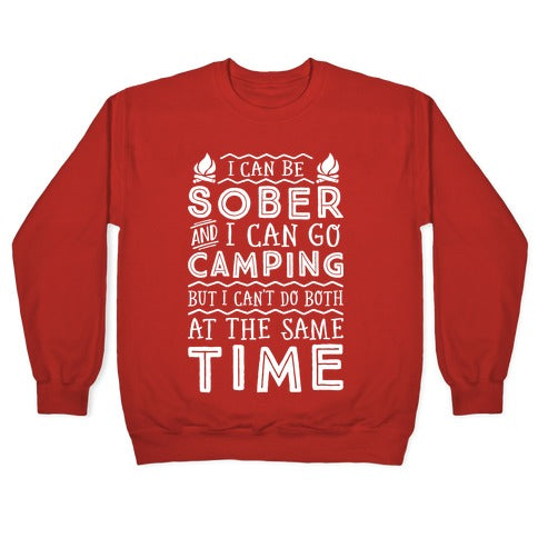 Sober Camping Crewneck Sweatshirt