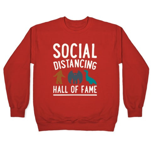 Social Distancing Hall of Fame Crewneck Sweatshirt