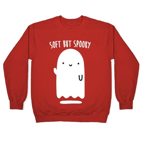 Soft But Spooky Ghost Crewneck Sweatshirt