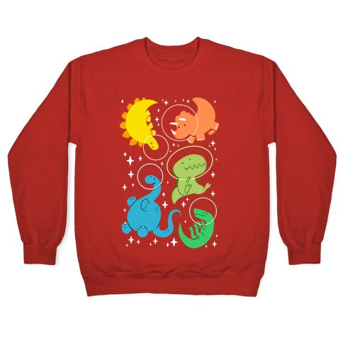 Space Dinos Crewneck Sweatshirt