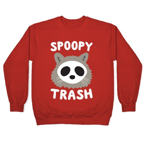Spoopy Trash Raccoon Crewneck Sweatshirt