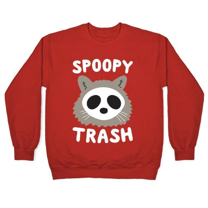 Spoopy Trash Raccoon Crewneck Sweatshirt