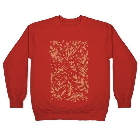 Tan Botanicals Crewneck Sweatshirt