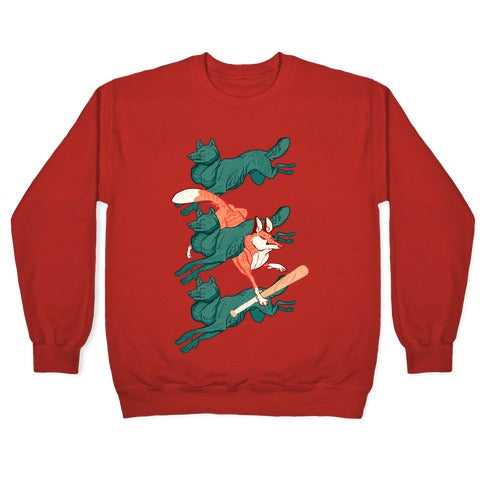 The Boy Who Runs With Wolves Crewneck Sweatshirt