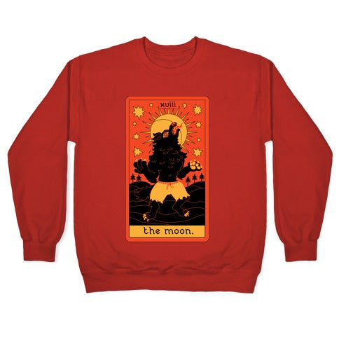 The Moon Werewolf Tarot Crewneck Sweatshirt