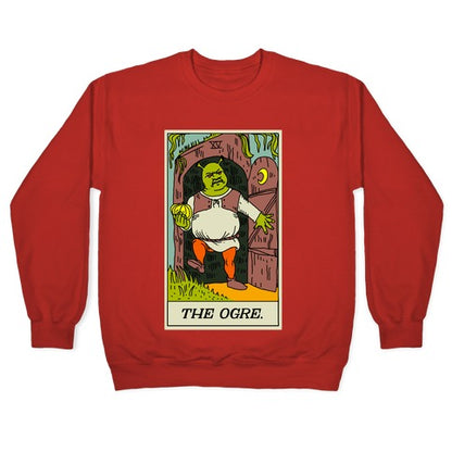 The Ogre Tarot Card Crewneck Sweatshirt