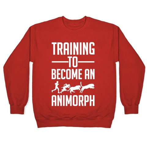 Training To Become An Animorph Crewneck Sweatshirt