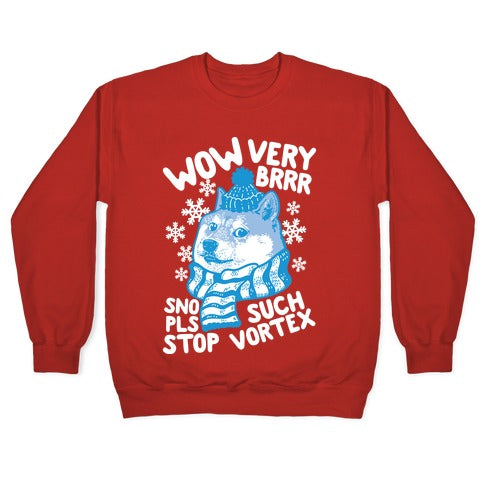 Winter Doge Crewneck Sweatshirt