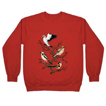 Woodland Birds Crewneck Sweatshirt