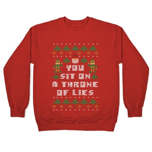 You Sit On a Throne of Lies Crewneck Sweatshirt