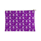 Cute Skull N' Bones Pattern (Purple) Accessory Bag