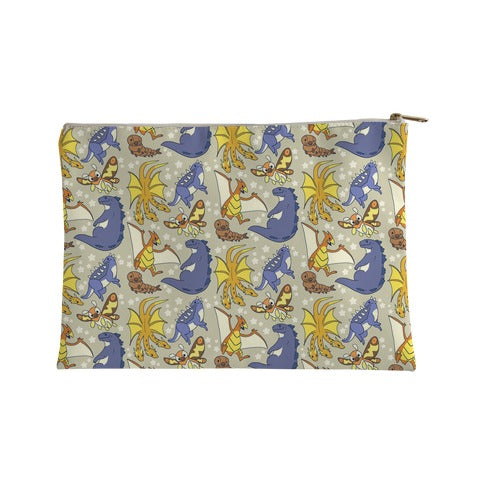 Godzilla and Friends Pattern Accessory Bag