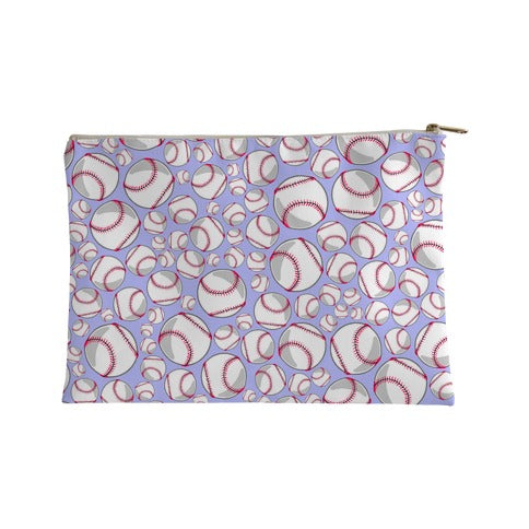 Baseballs Pattern Accessory Bag