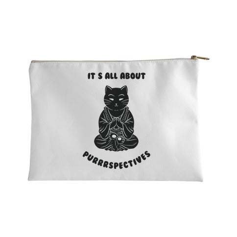 It's All About Purrrspectives (white) Accessory Bag